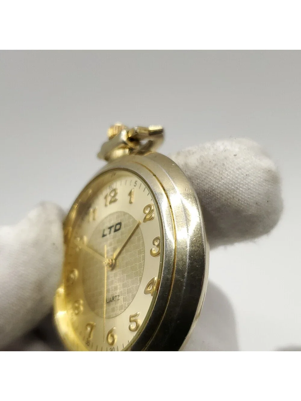 LTD Quartz Pocket With Clip Watch 40mm New Battery